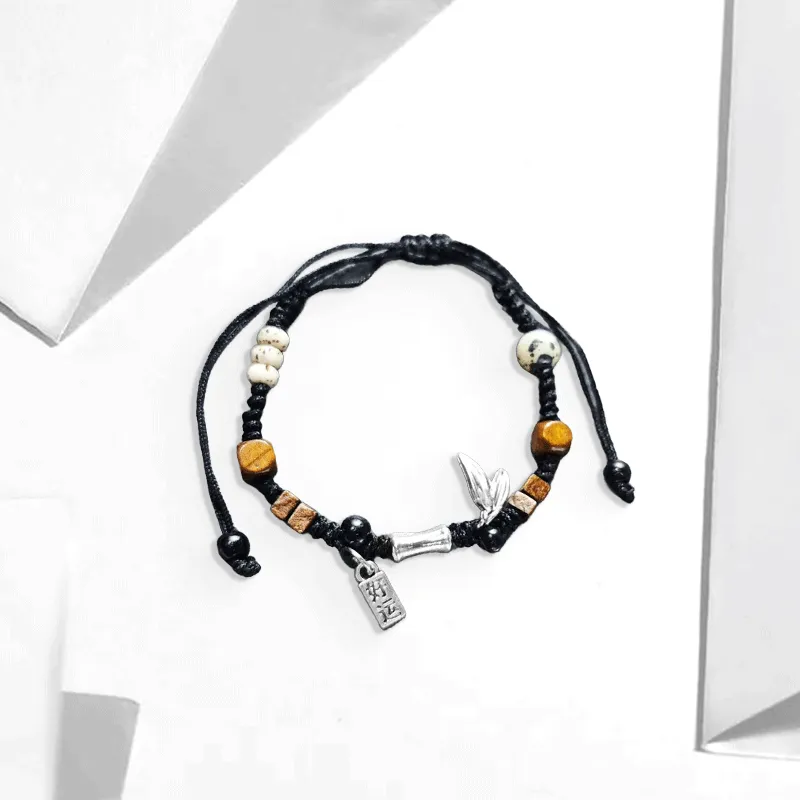 WANLIACC Alloy Bamboo Peaceful Bracelet Women's-1