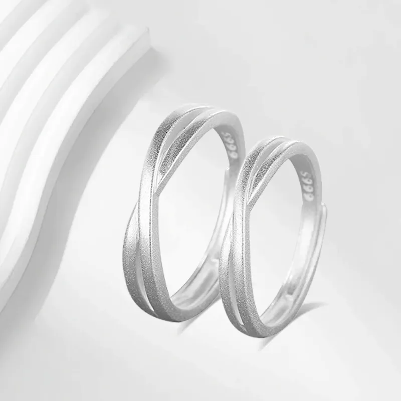 WANLIACC S999 Fine Silver Rings Unisex-2