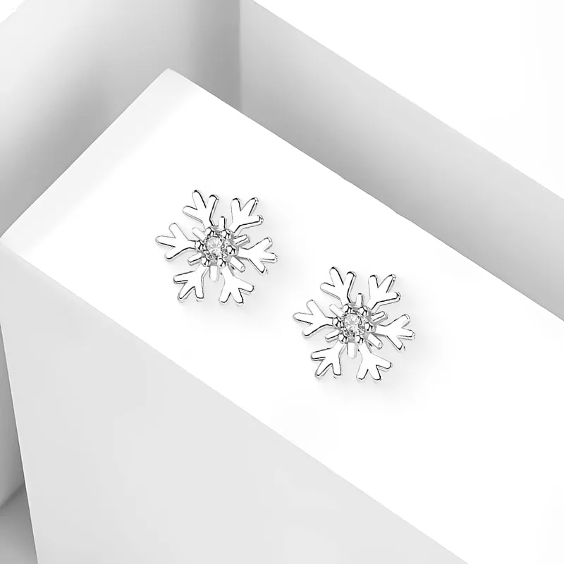 WANLIACC S925 Silver Stud Earrings Women's-2