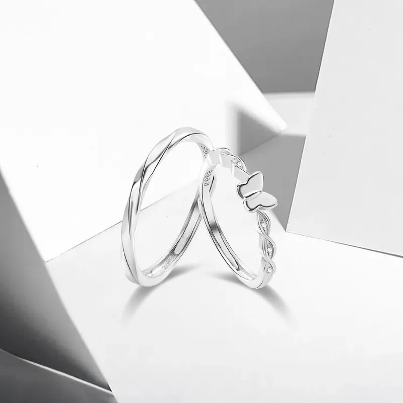 WANLIACC S999 Fine Silver Rings Unisex-4