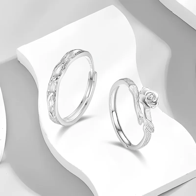 WANLIACC S999 Fine Silver Rings Unisex-1