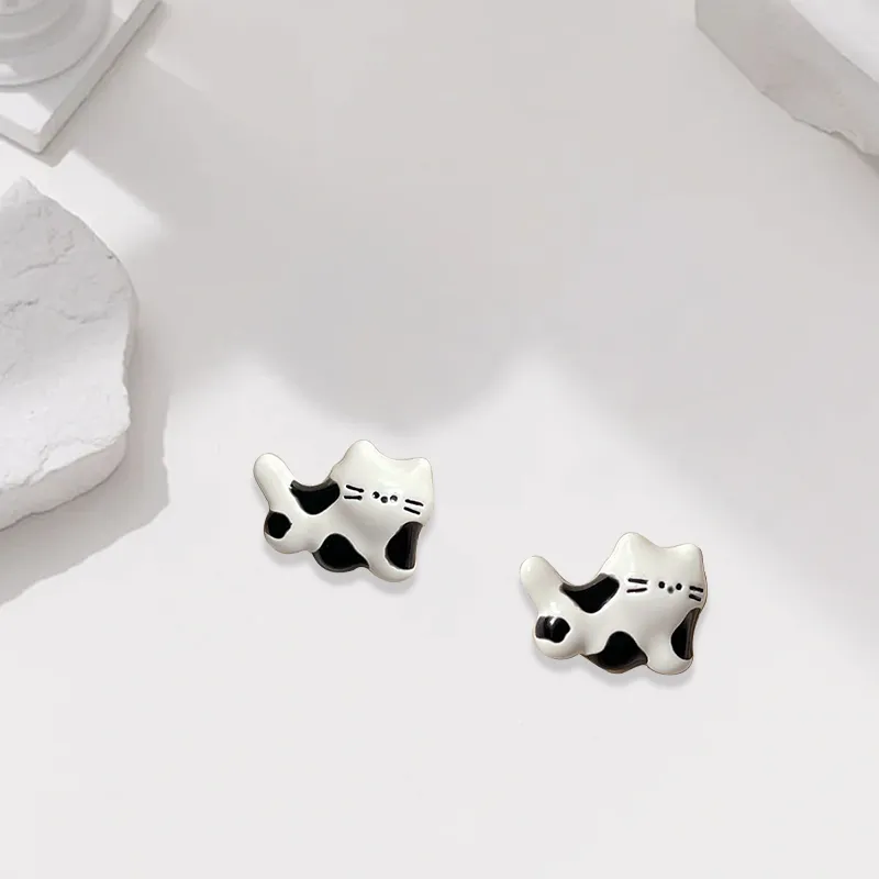 WANLIACC Alloy Stud Earrings Women's-2