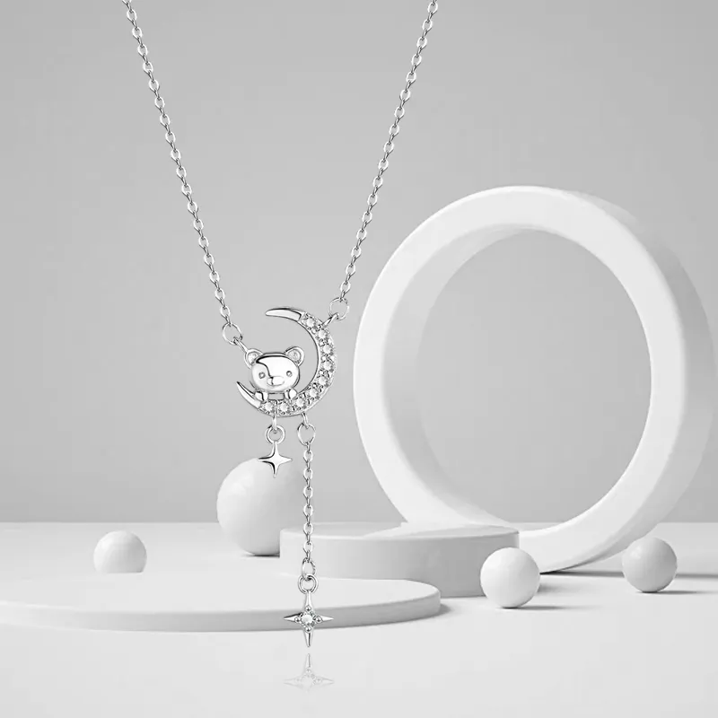 WANLIACC S999 Fine Silver Necklaces Women's-1