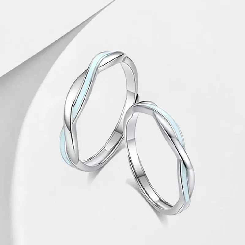 WANLIACC S999 Fine Silver Rings Unisex-2