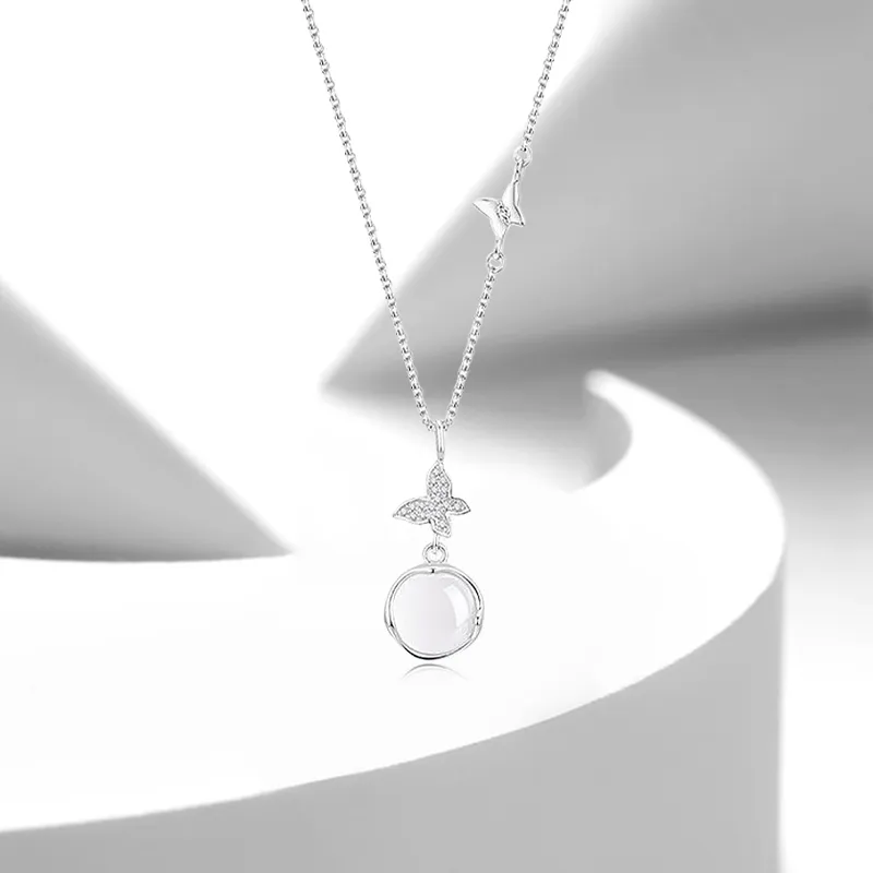 WANLIACC S925 Silver Necklaces Women's-2