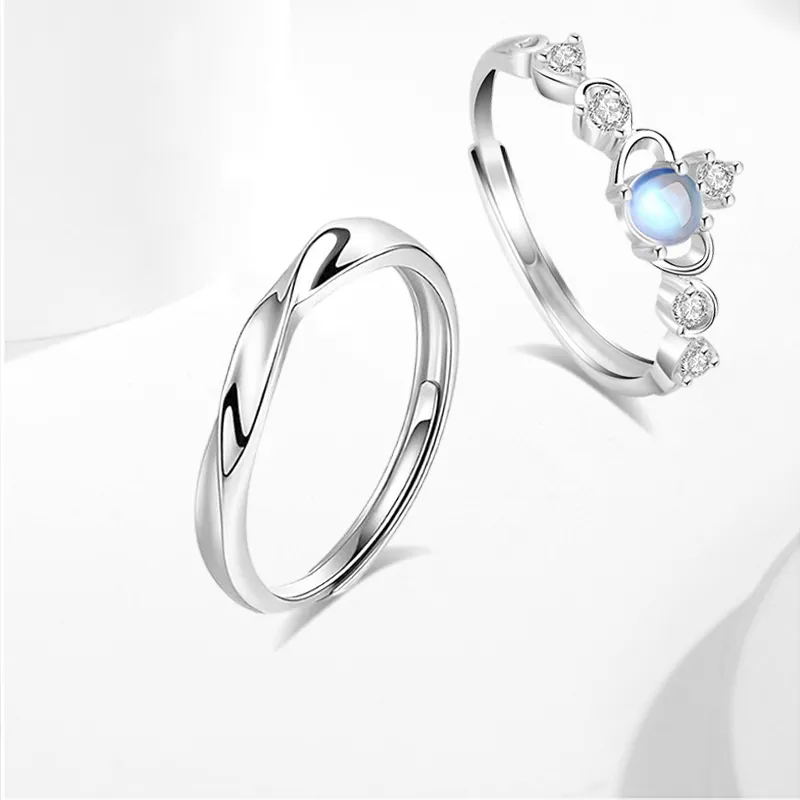 WANLIACC Colored Glaze Rings Unisex-1