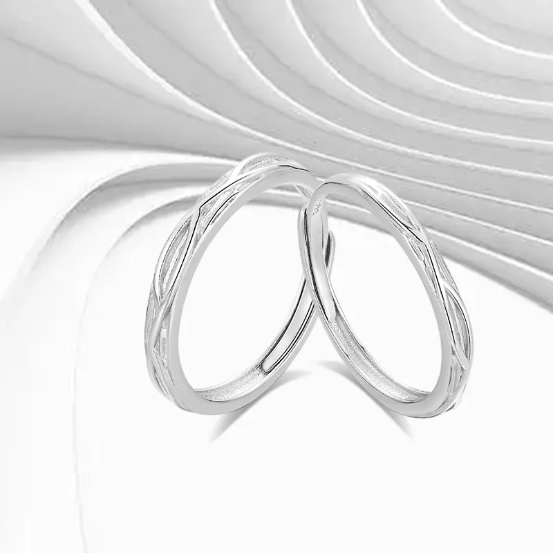 WANLIACC S999 Fine Silver Rings Unisex-2