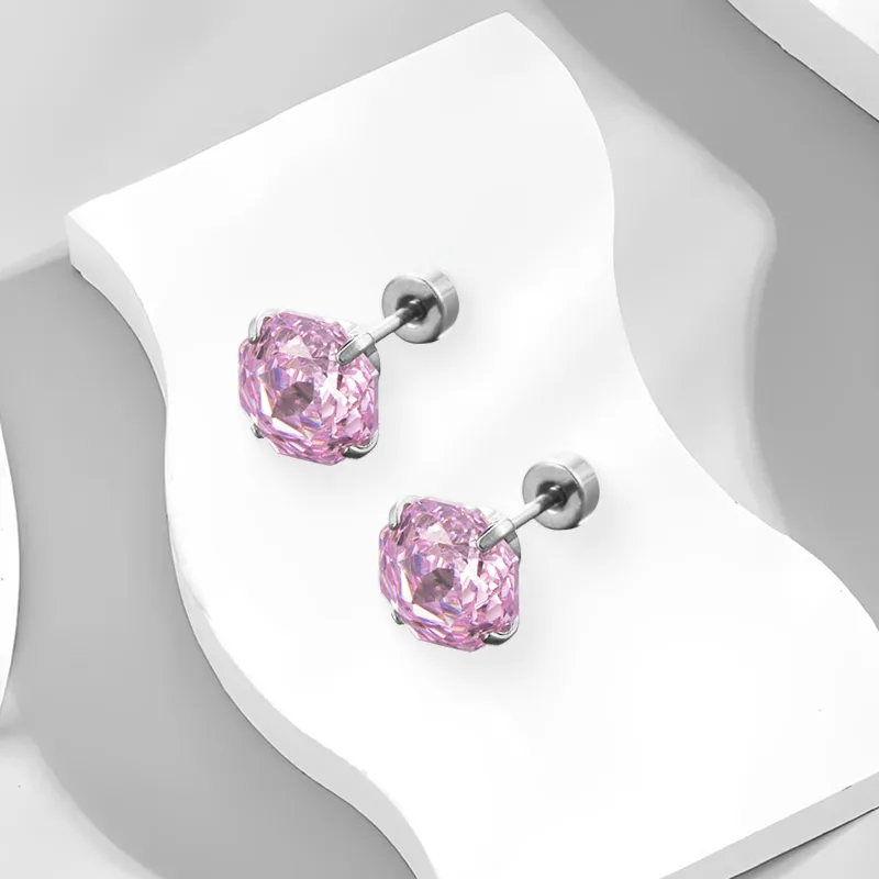 WANLIACC Alloy Stud Earrings Women's-6