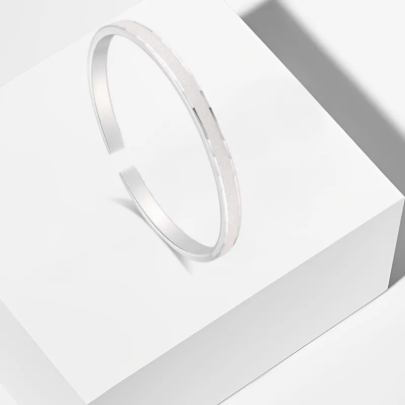 WANLIACC S999 Fine Silver Sterling Silver Bracelets Unisex-2