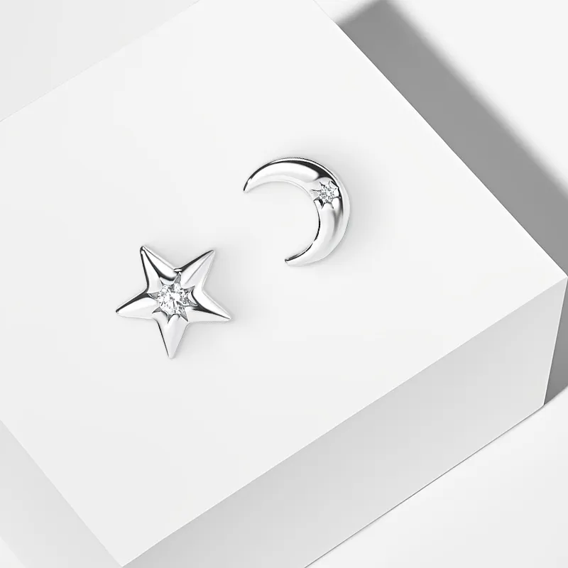 ZWU 999 Fine Silver Stud Earrings Unisex-6