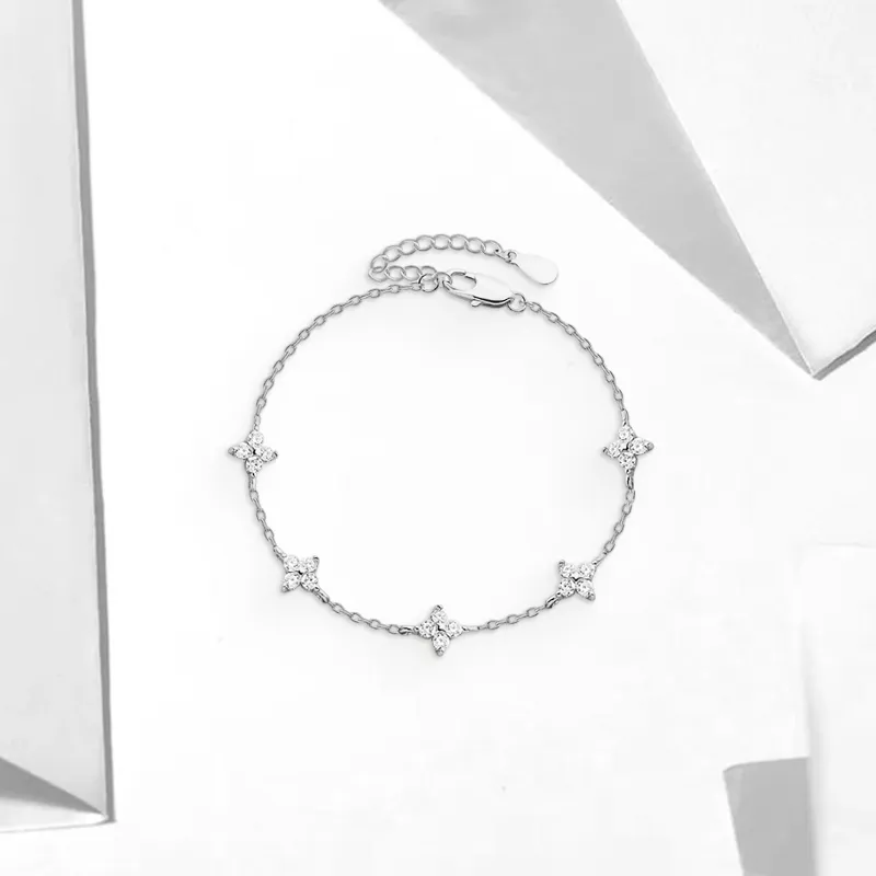 WANLIACC S925 Silver Bracelets Women's-1