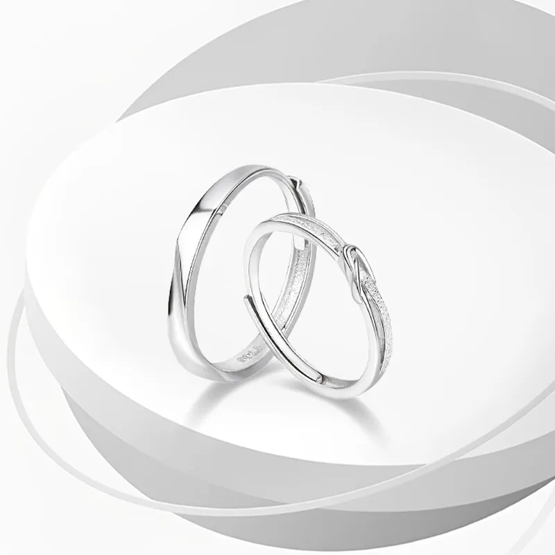 WANLIACC S999 Fine Silver Rings Unisex-2