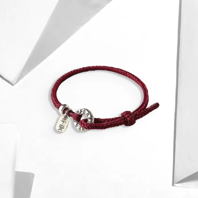 WANLIACC Alloy Peace Buckle Bracelet Women's-2
