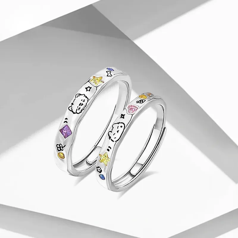 WANLIACC S925 Silver Rings Unisex-4