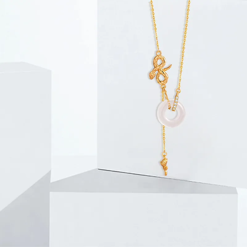 WANLIACC Chalcedony Necklaces Women's-2