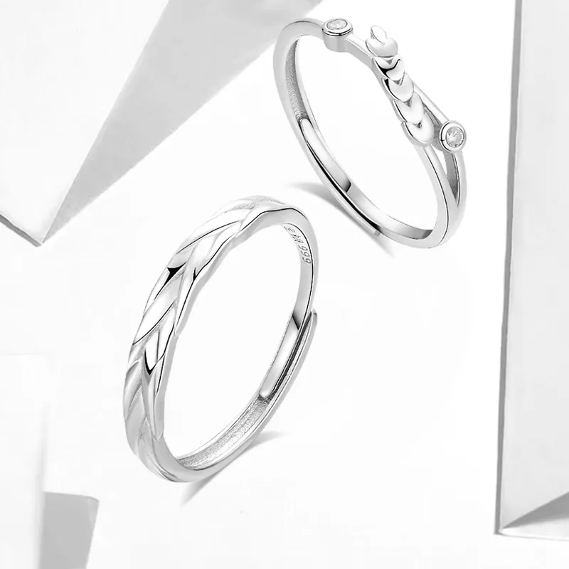 WANLIACC S999 Fine Silver Rings Unisex-2