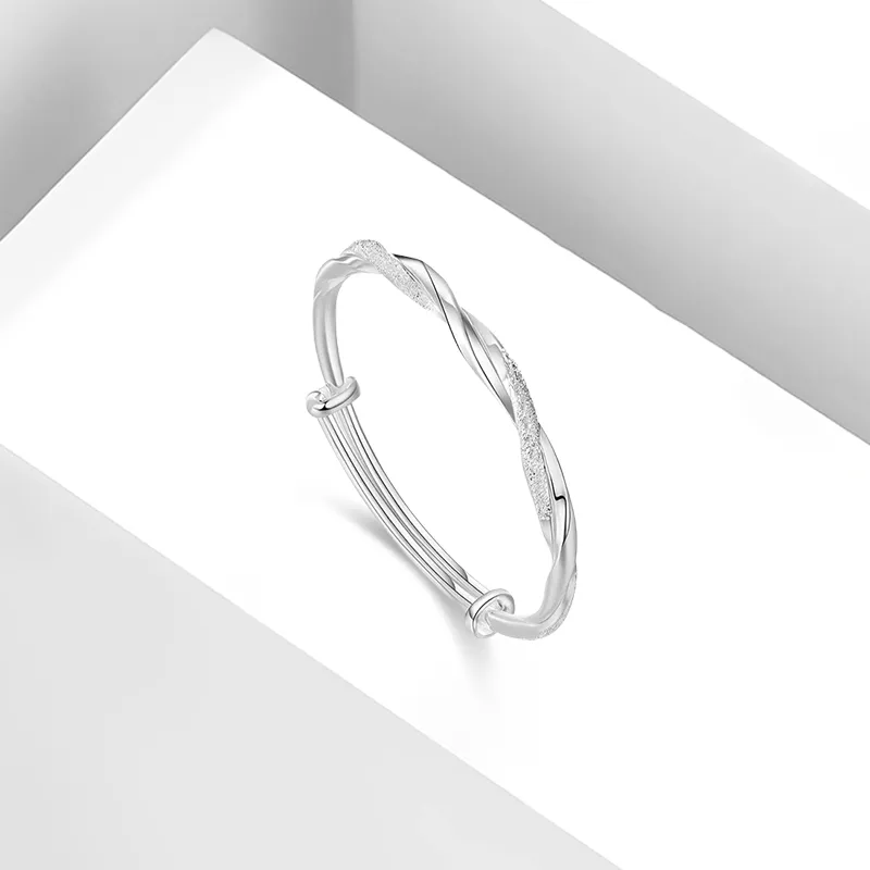 WANLIACC Alloy Mobius Loop Bangle Women's-2