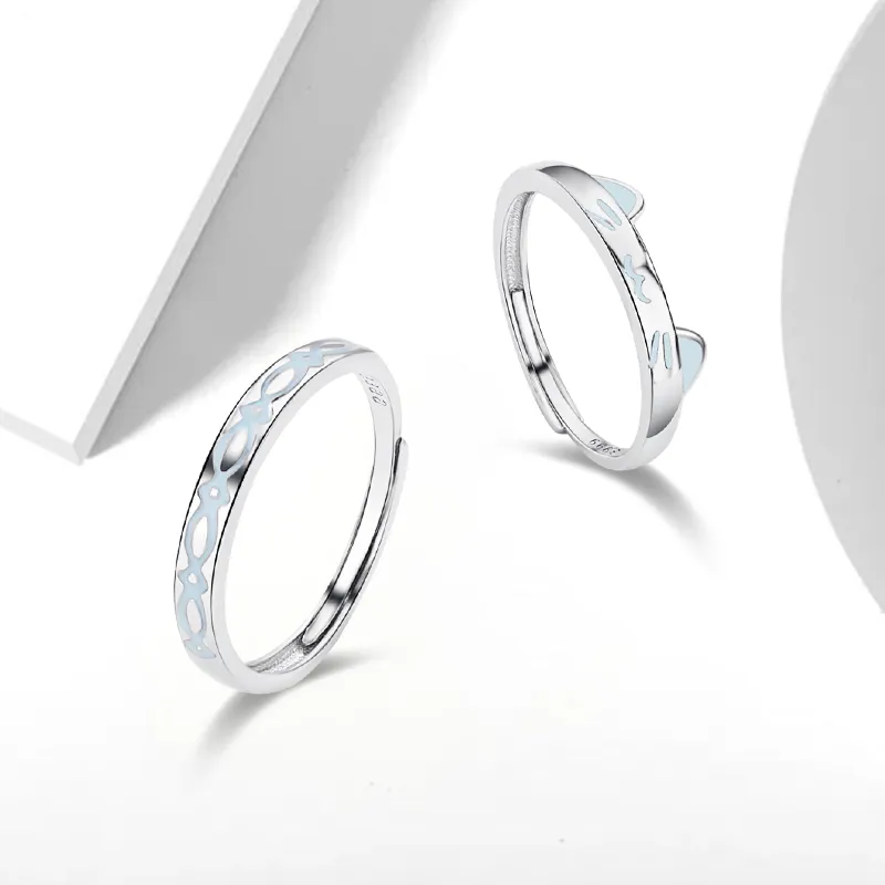 WANLIACC S999 Fine Silver Rings Unisex-3