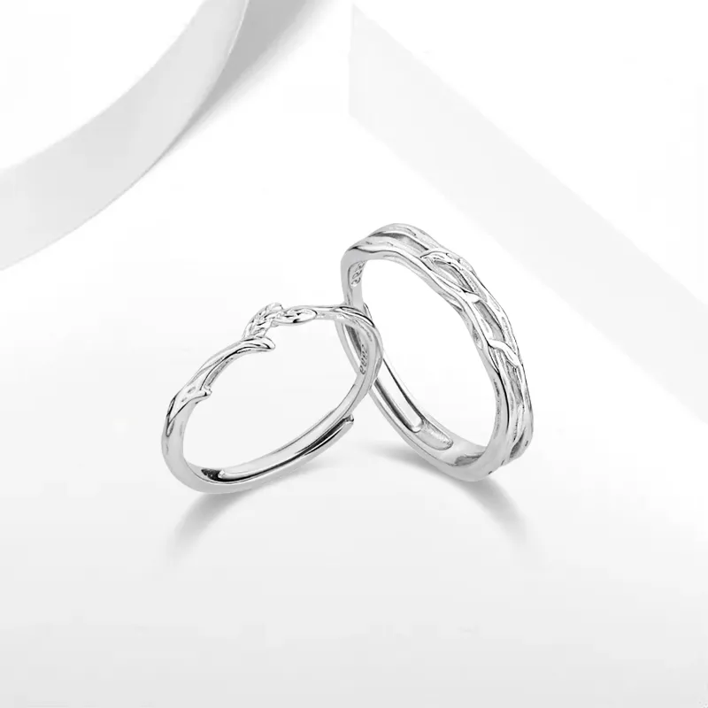 WANLIACC S999 Fine Silver Rings Unisex-1