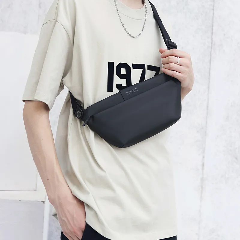 KINGSONS Sling Bags Black-1