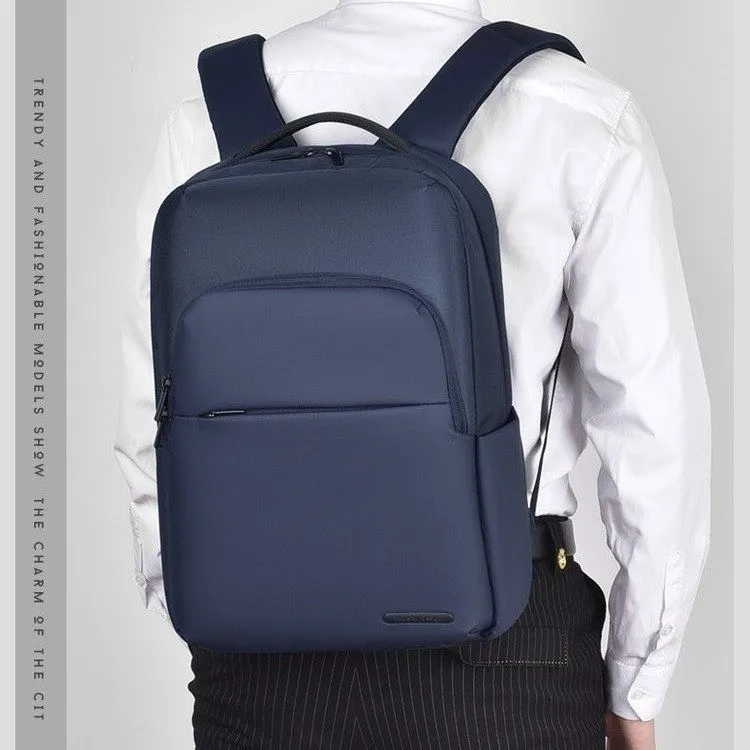KINGSONS Nylon Fabric Backpack Regular Men's Blue/Black/Gray-1