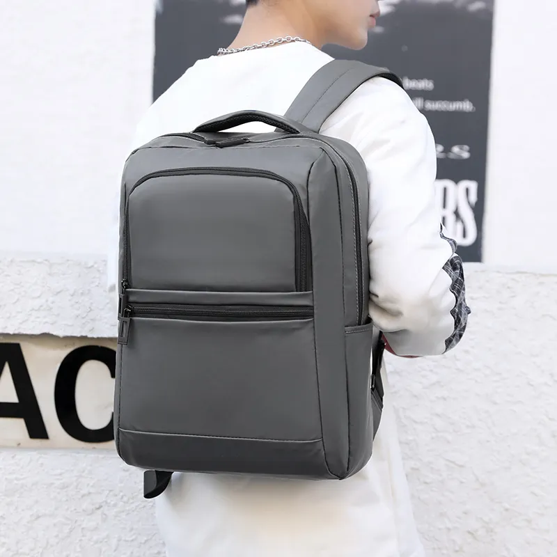 KINGSONS Nylon Backpack Regular Men's Multicolor-4
