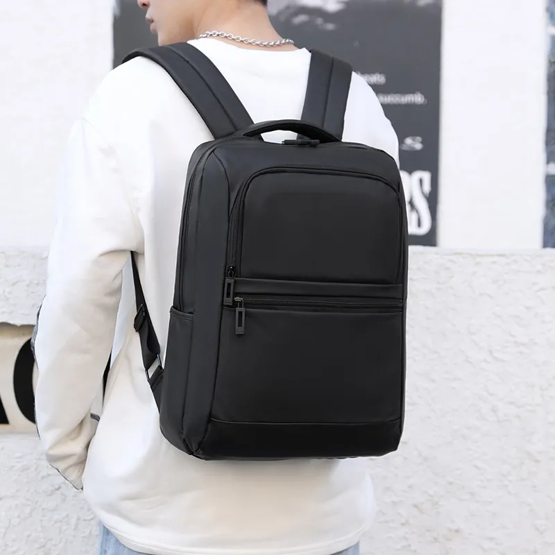 KINGSONS Nylon Backpack Regular Men's Multicolor-11