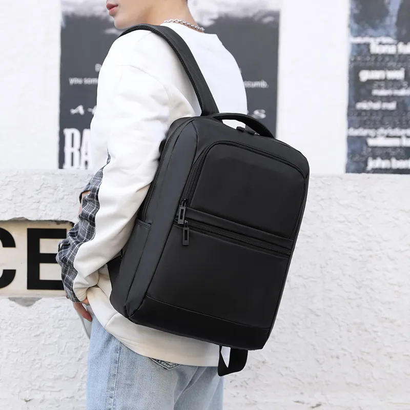 KINGSONS Nylon Backpack Regular Men's Multicolor-12