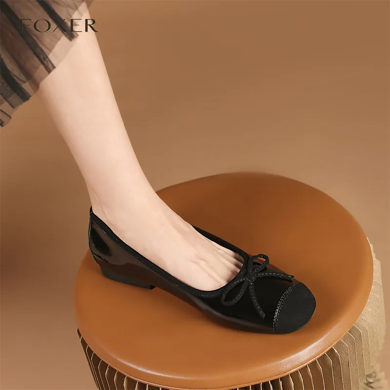 FOXER Casual Single Shoes 1.5cm Women's-4