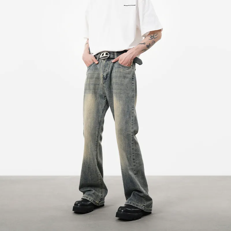 COOLALPACA Loose Fit Bootcut Jeans Unisex-2