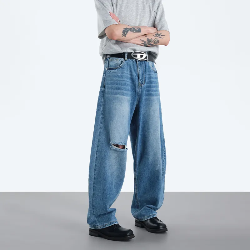 COOLALPACA Jeans Unisex Blue-3