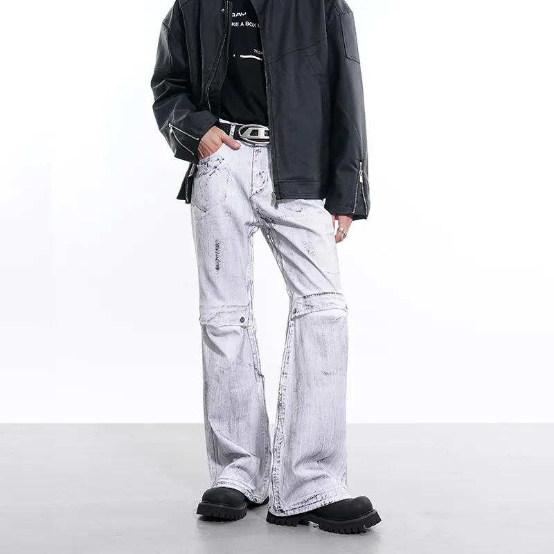 COOLALPACA Loose Fit Bootcut Jeans Unisex-7