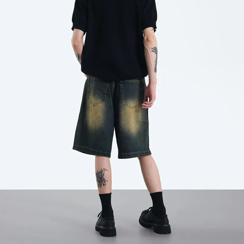 COOLALPACA Denim Shorts Unisex-4