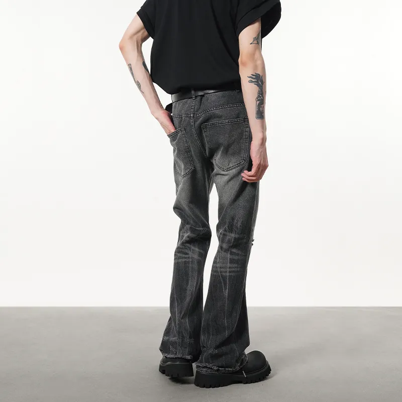COOLALPACA Jeans Unisex Black Gray-3