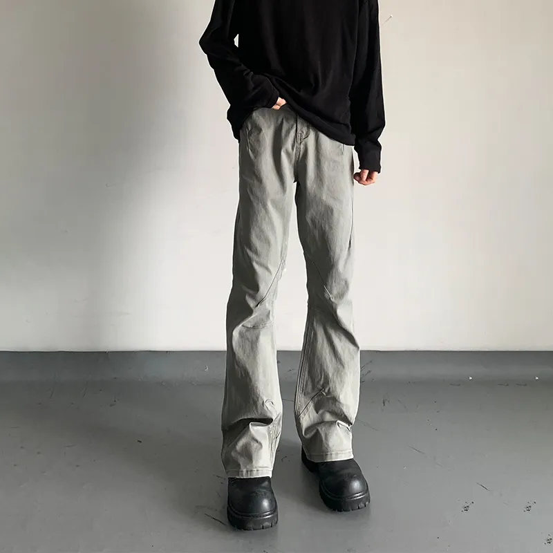 COOLALPACA Loose Fit Bootcut Jeans Unisex-3