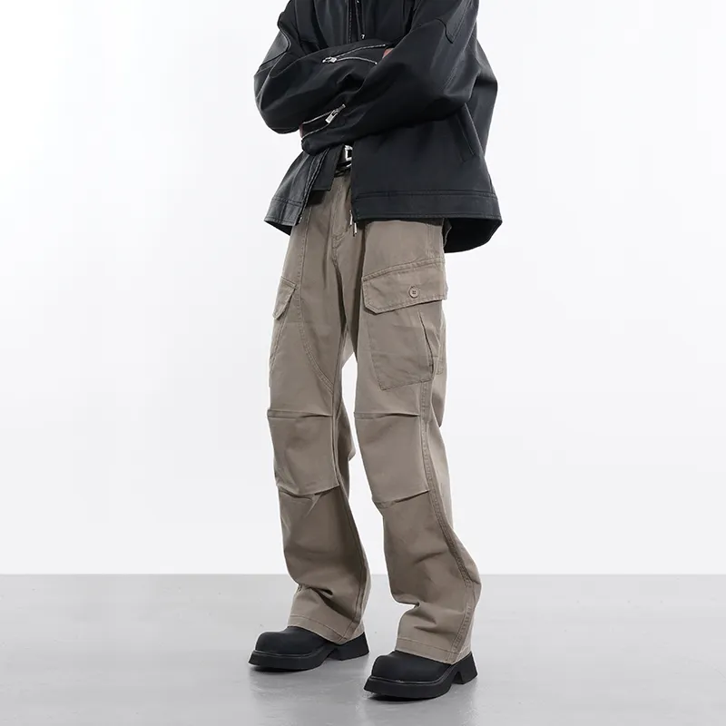 COOLALPACA Loose Fit Bootcut Casual Pants Unisex-9