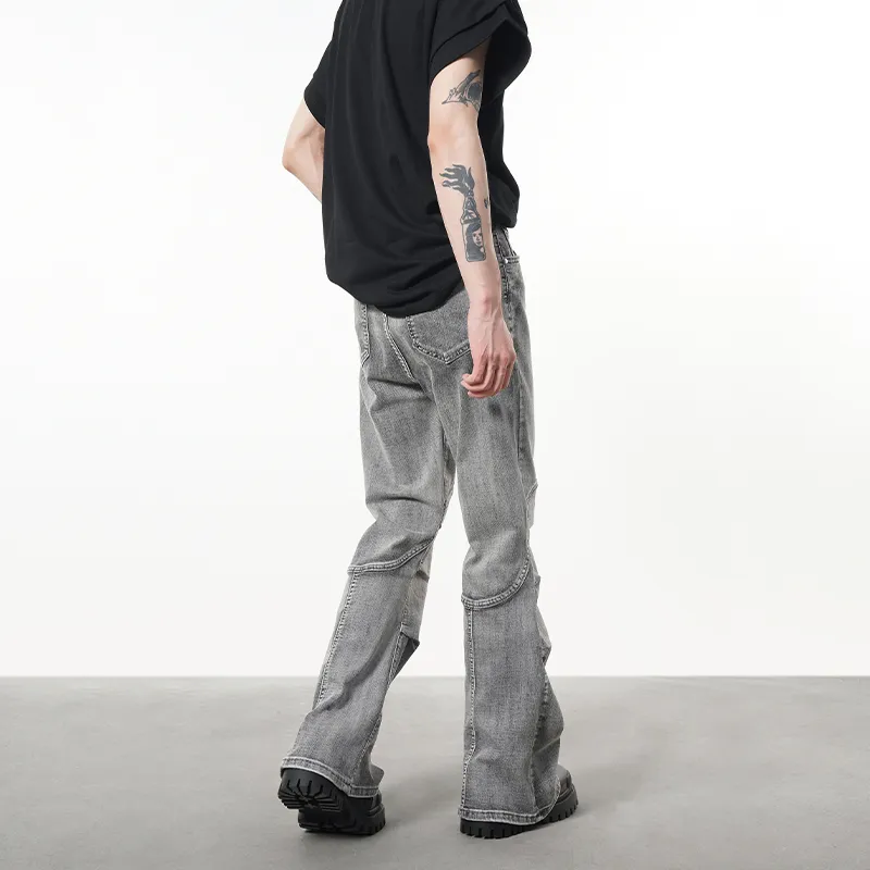COOLALPACA Jeans Unisex Gray-4