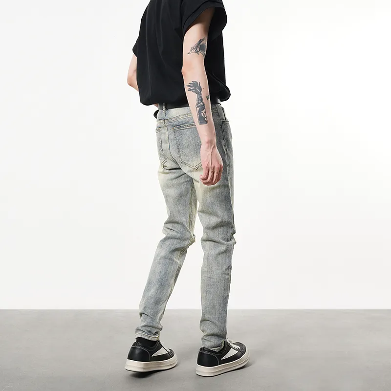 COOLALPACA Jeans Unisex Denim Blue-4