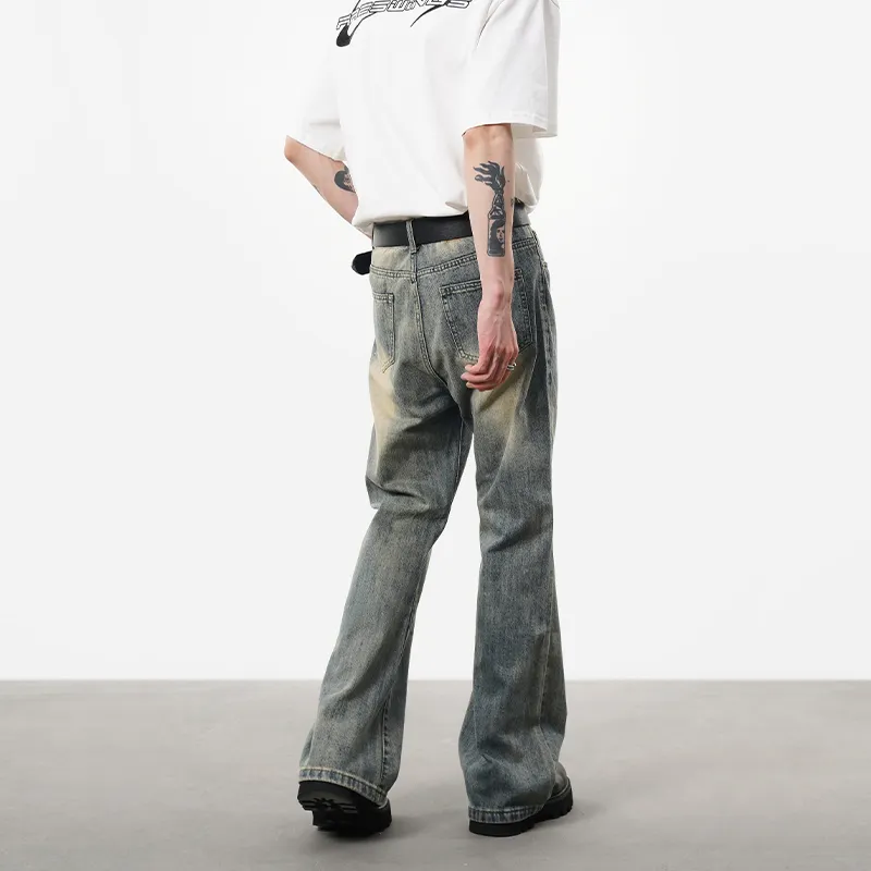 COOLALPACA Loose Fit Bootcut Jeans Unisex-4