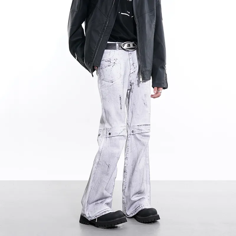 COOLALPACA Loose Fit Bootcut Jeans Unisex-8