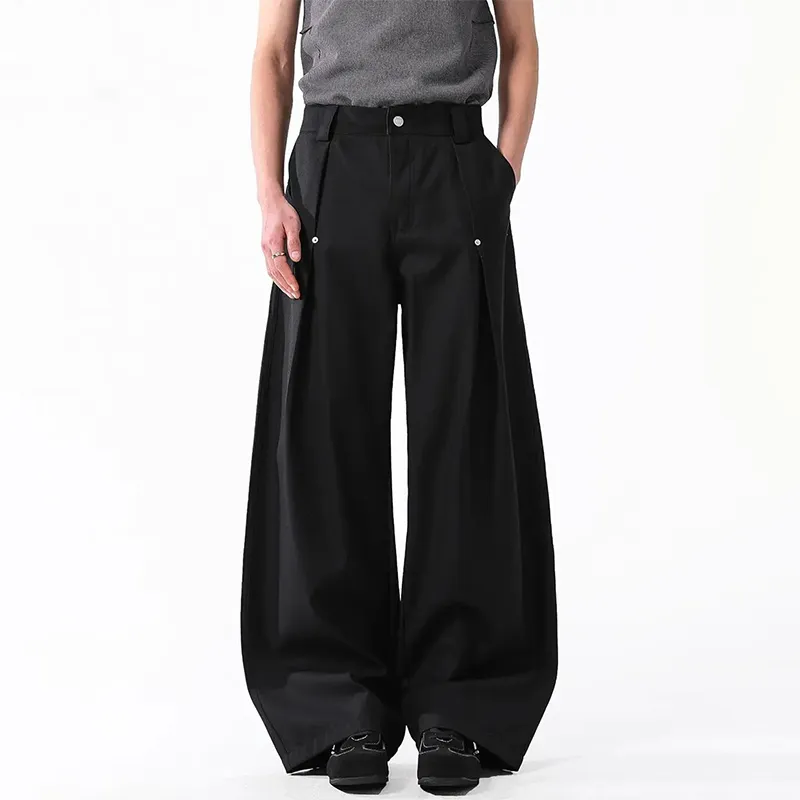 COOLALPACA Casual Pants Unisex Black-2