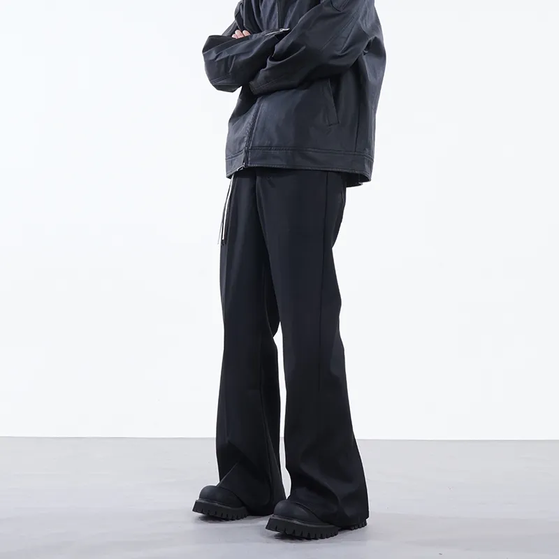 COOLALPACA Loose Fit Bootcut Casual Pants Unisex-3