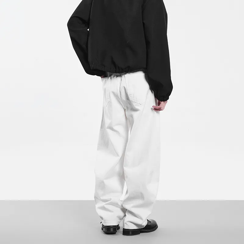 COOLALPACA Loose Fit Versatile Wide Leg Jeans Unisex-9