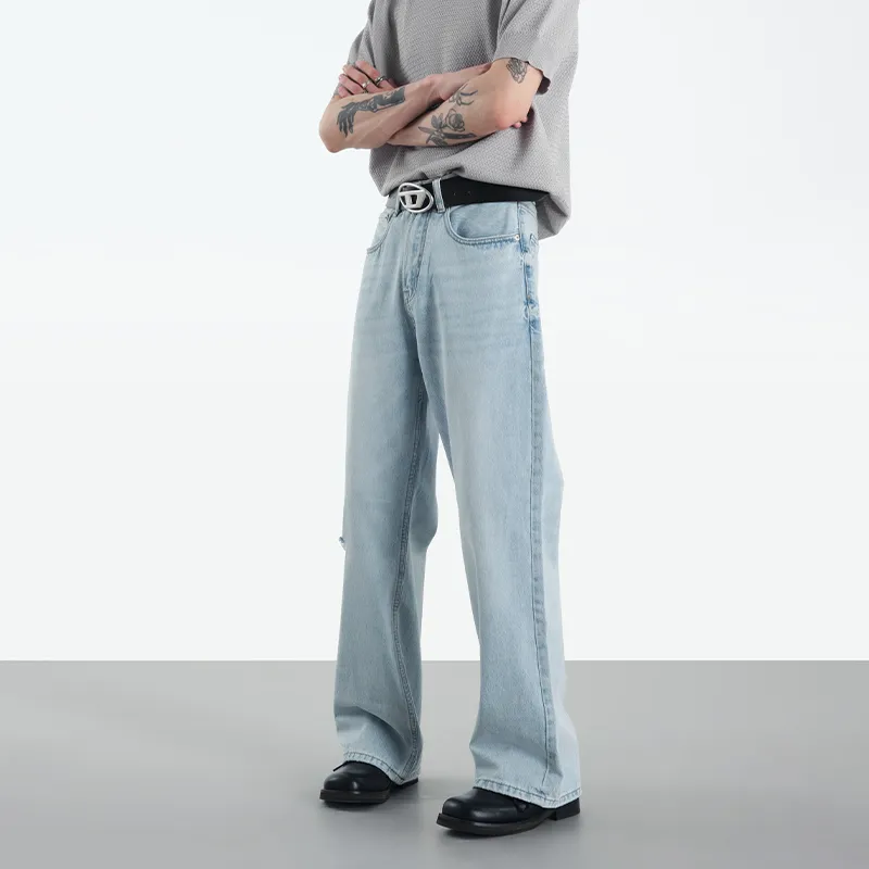 COOLALPACA Jeans Unisex Glacier Blue-3