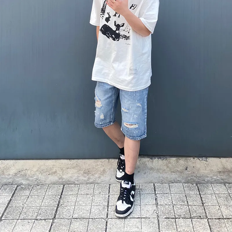 COOLALPACA Unisex Denim Shorts Swag-18