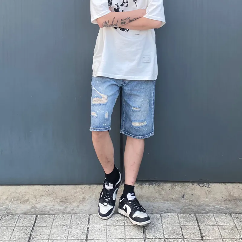 COOLALPACA Unisex Denim Shorts Swag-17