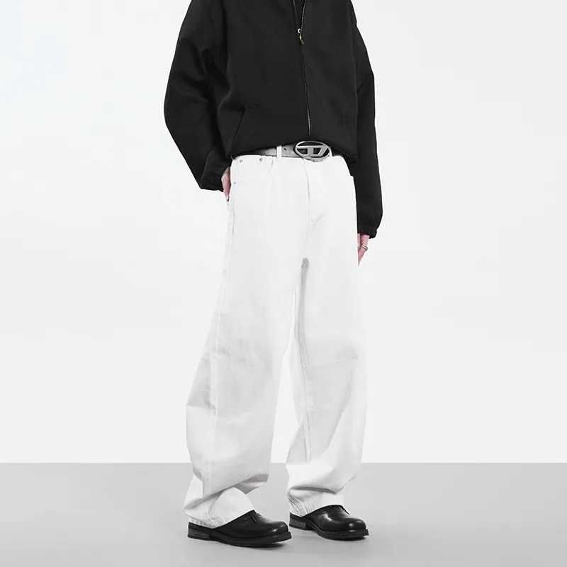COOLALPACA Loose Fit Versatile Wide Leg Jeans Unisex-7