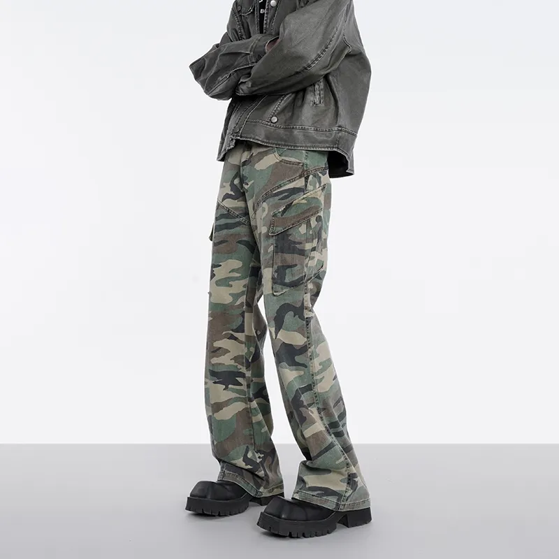 COOLALPACA Loose Fit Bootcut Casual Pants Unisex-2