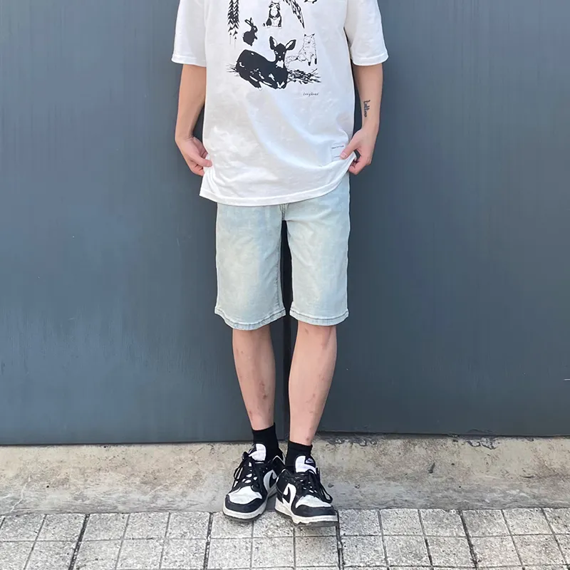 COOLALPACA Unisex Denim Shorts Swag-12