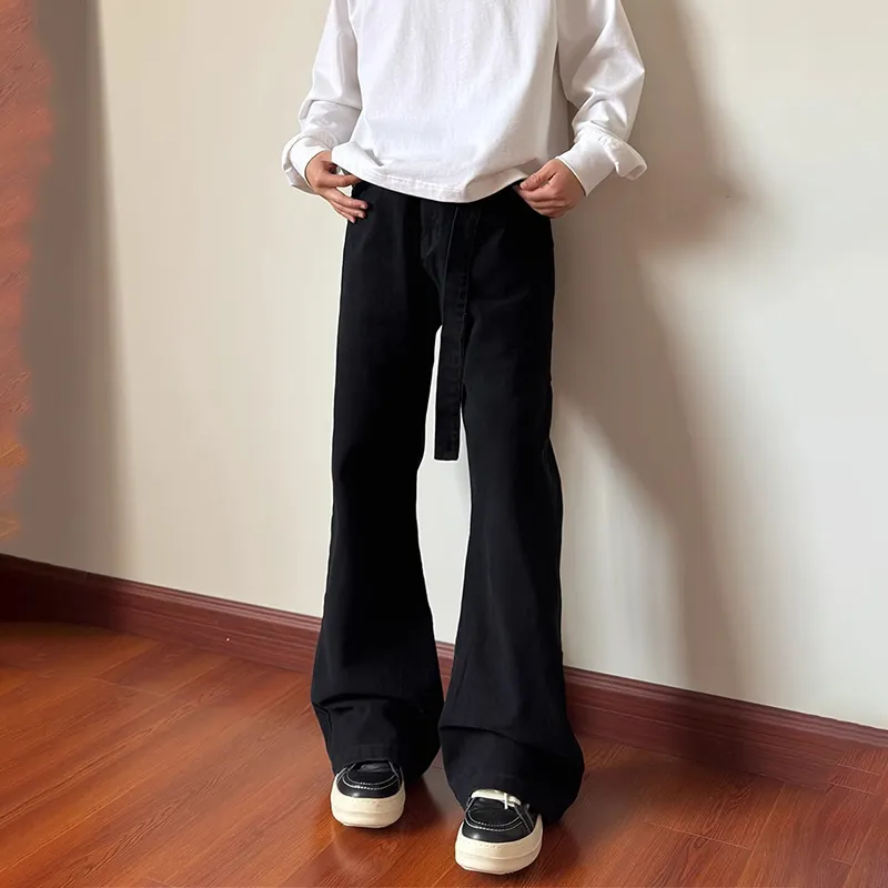 COOLALPACA Loose Fit Versatile Bootcut Jeans Unisex-2